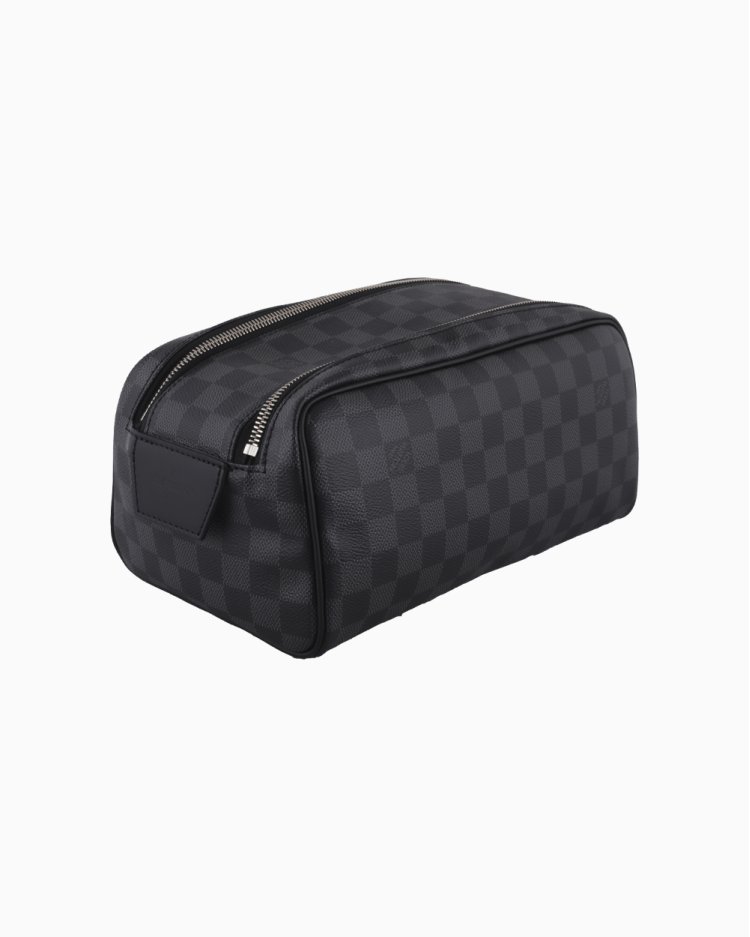 Necessaire Louis Vuitton Original Dopp Kit Damier Graphite Masculino